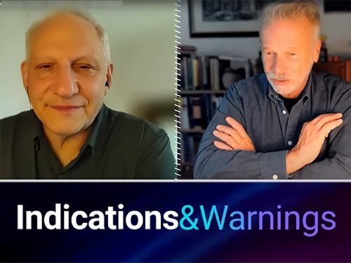 Indications and Warnings podcast where host Alan Brewer interviews documentary filmmaker Benjamin Goldhagen about the geopolitical structure of Russia’s war on Ukraine and the development of his film The Steel Porcupine.